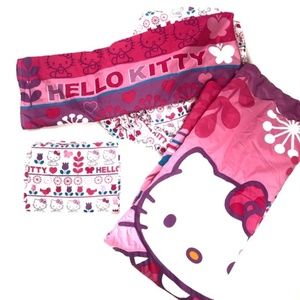 Hello Kitty Toddler Bedding 4pc Set